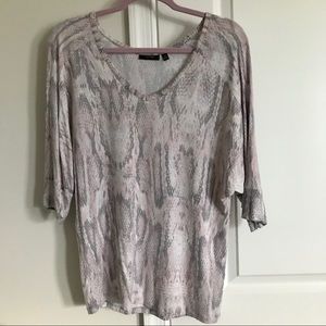 Snake Print Pink Top